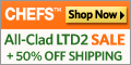 All-Clad LTD2 Sale & 50% Off Shipping