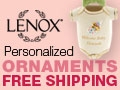 Personalized Ornaments at Lenox + Free Shipping