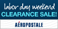 Aeropostale Labor Day Clearance Sale 30% Off With Code LDCLEAR