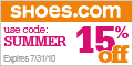 15% off at Shoes.com with code SUMMER. Valid 4/26 - 6/30