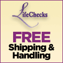 Life Checks Animated Free Shipping Banner